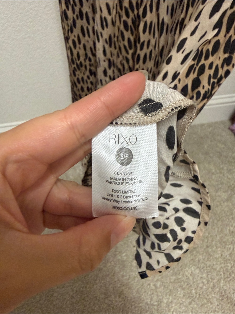 Clarice Rixo midi dress in Antelope - Picture 10 of 10